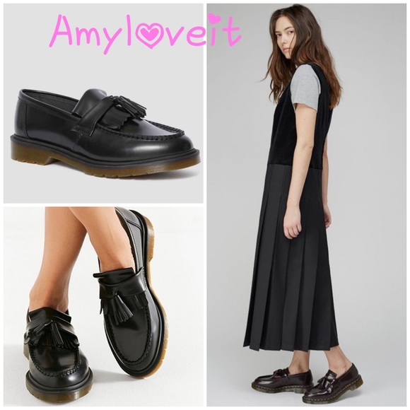 Adrian smooth leather tassle loafers Clearance